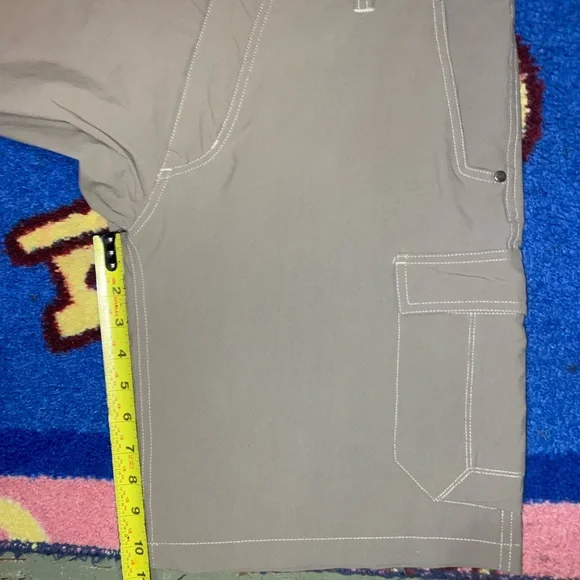 Kuhl Renegade Cargo Shorts Mens Sz 34 Nylon Stretch Outdoors Hiking Gorpcore 12” - Picture 7 of 16